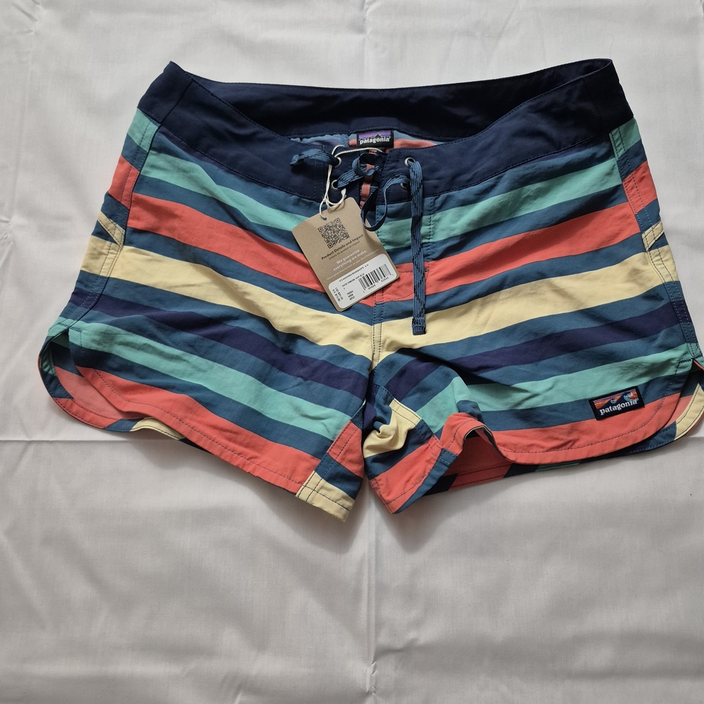 Patagonia Multicolor Striped Athletic‎ Shorts